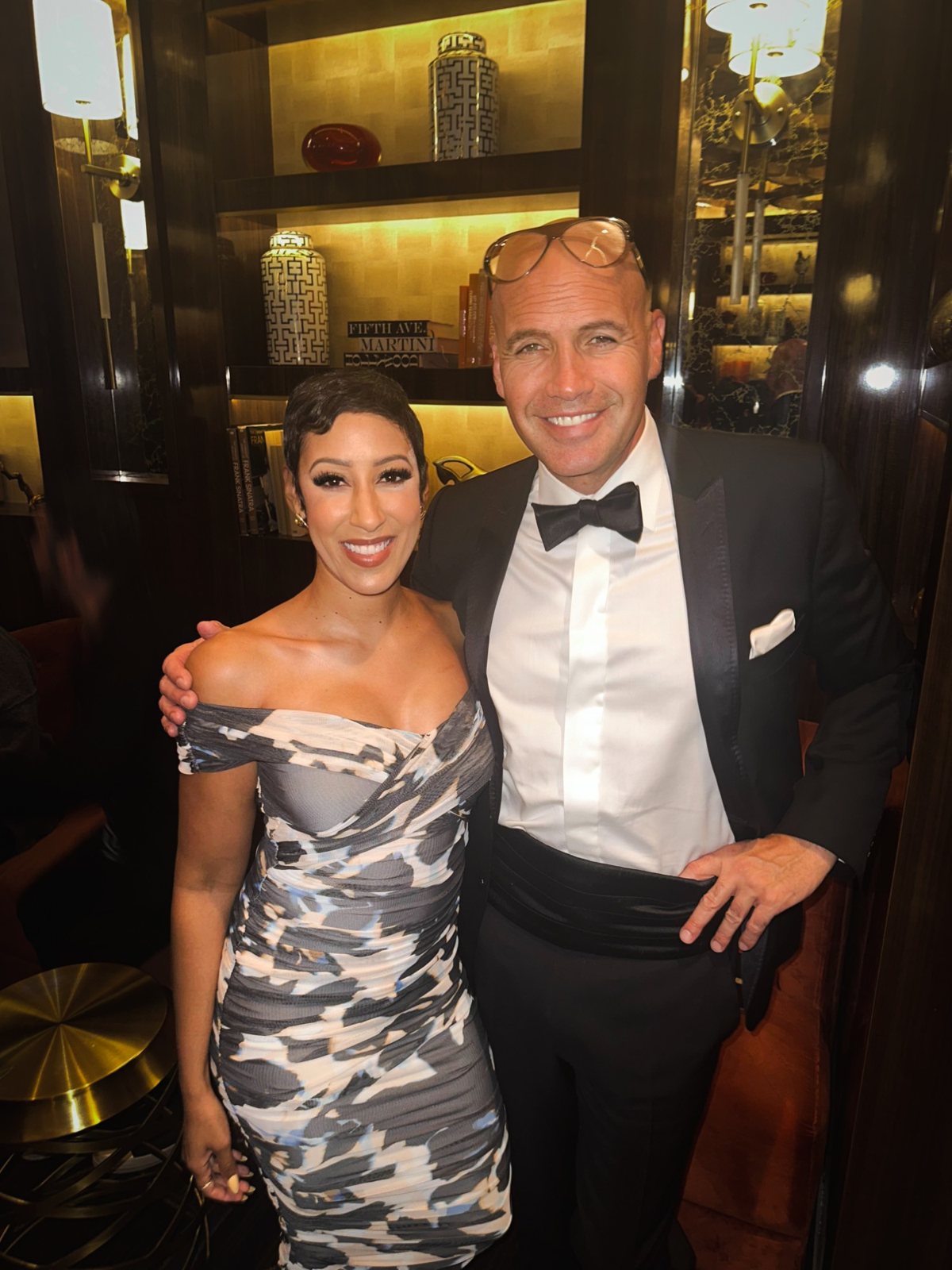 Ashley Nicole Singleton with Billy Zane