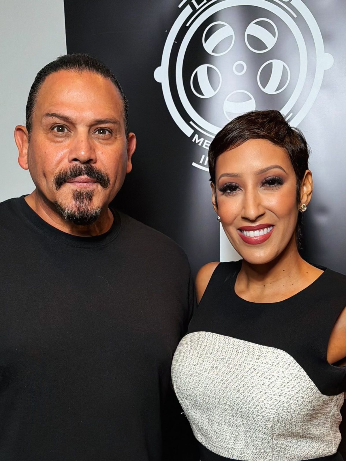 Ashley Nicole Singleton with Emilio Rivera