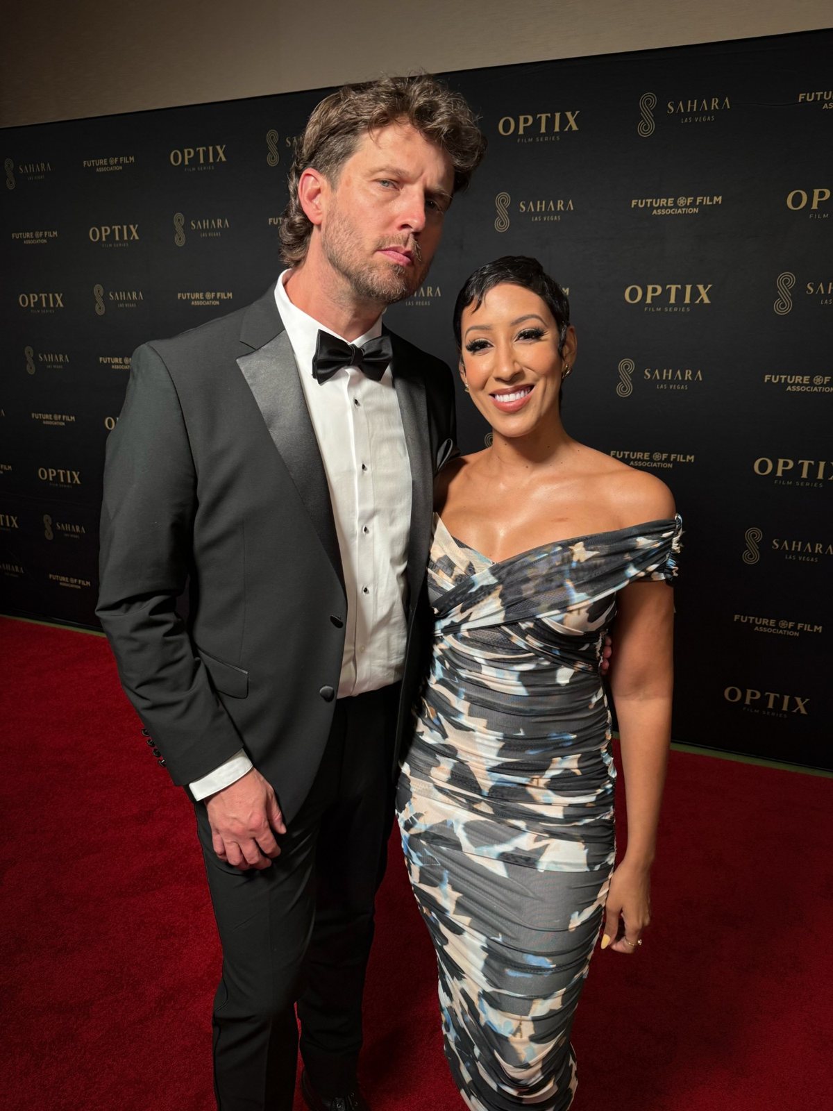 Ashley Nicole Singleton with Jon Heder
