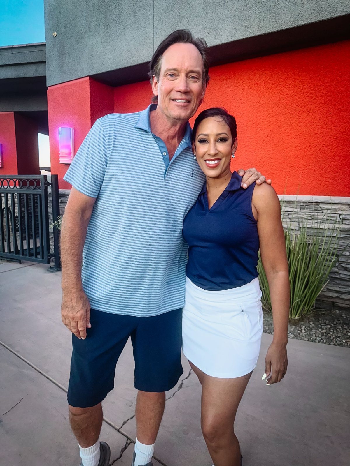 Ashley Nicole Singleton with Kevin Sorbo