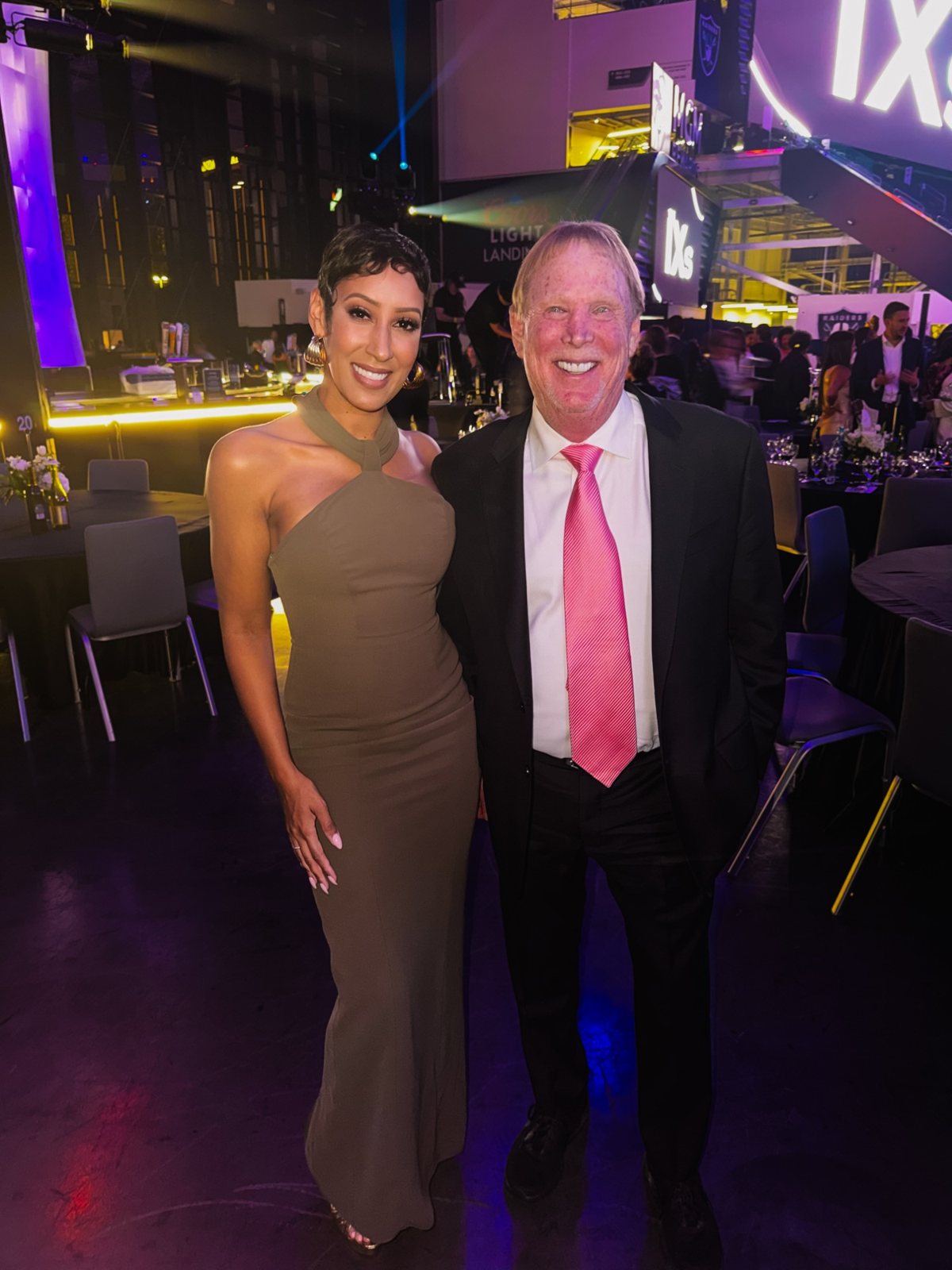 Ashley Nicole Singleton with Mark Davis