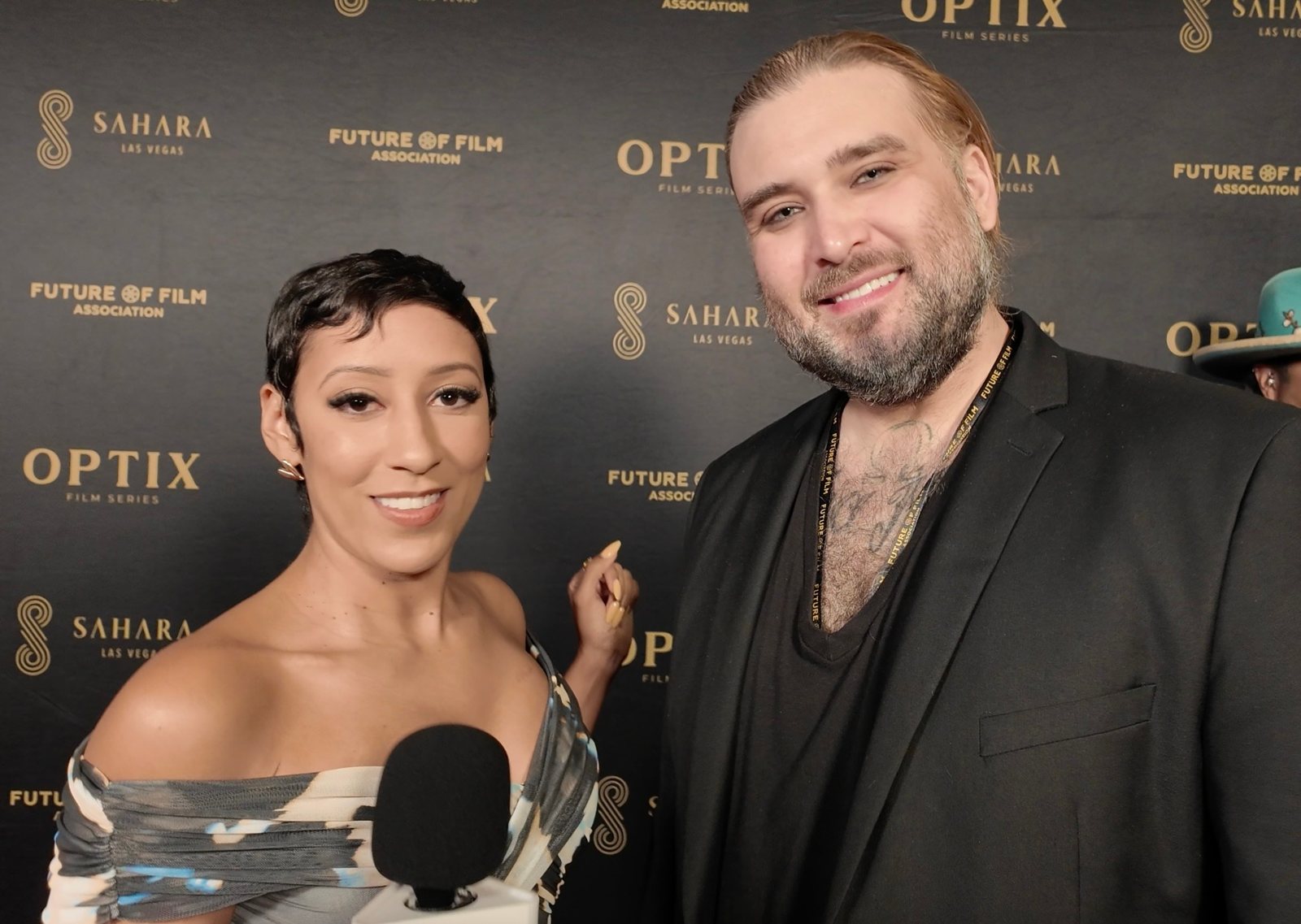 Ashley Nicole Singleton with Weston Coppola Cage